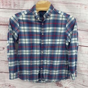 Vineyard Vines Shirt Mens Large Plaid Cotton Linen Classic Fit Button Down
